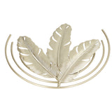 Iron Wall Sculptures Gold Metal Leaf Wall Decor for Living Room Bedroom Office Home B