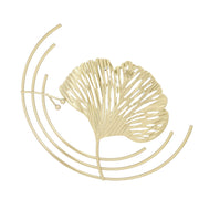 Iron Wall Sculptures Gold Metal Leaf Wall Decor for Living Room Bedroom Office Home C