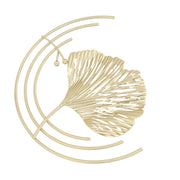 Iron Wall Sculptures Gold Metal Leaf Wall Decor for Living Room Bedroom Office Home C