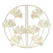 2 Pcs Ginkgo Leaf Decoration Modern Simple Nordic Style Metal Golden Ginkgo Leaf Wrought Iron Wall Decoration In Australia - Darrahopens