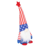 Independence Day Gnome Cute Handcrafted Beautiful Meaning Gnome Plush Decoration for Office Living Room Vertical Stripes In Australia - Darrahopens