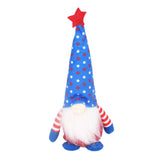 Independence Day Gnome Cute Handcrafted Beautiful Meaning Gnome Plush Decoration for Office Living Room Blue Star In Australia - Darrahopens