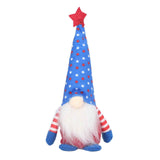 Independence Day Gnome Cute Handcrafted Beautiful Meaning Gnome Plush Decoration for Office Living Room Blue Star In Australia - Darrahopens