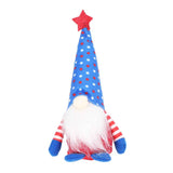 Independence Day Gnome Cute Handcrafted Beautiful Meaning Gnome Plush Decoration for Office Living Room Blue Star In Australia - Darrahopens