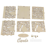 DIY Hollow Wooden Box Gift Card Money Case Wedding Reception Decoration Box Easy Assembly JM01777 Small In Australia - Darrahopens