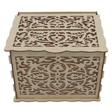 DIY Hollow Wooden Box Gift Card Money Case Wedding Reception Decoration Box Easy Assembly JM01319 Small In Australia - Darrahopens