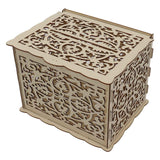 DIY Hollow Wooden Box Gift Card Money Case Wedding Reception Decoration Box Easy Assembly JM01319 Small In Australia - Darrahopens