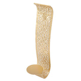 Shelving Solution Wall Sconce Candle Holder Gold Hollow Carved Exquisite Details Metal Wall Candle Holder for Bedrooms In Australia - Darrahopens