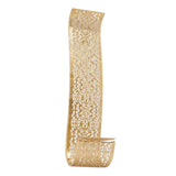 Shelving Solution Wall Sconce Candle Holder Gold Hollow Carved Exquisite Details Metal Wall Candle Holder for Bedrooms In Australia - Darrahopens