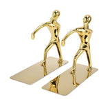 Stainless Steel Man Bookends Prevent Slipping Kung Fu Man Bookends for Home Decoration for Home Office In Australia - Darrahopens