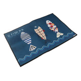 Floor Mat Prevent Slip Wearable Comfortable Cute Pattern Kitchen Pad for Living Room Bathroom Doorway Fish 40x60cm / 15.8x23.6in In Australia - Darrahopens