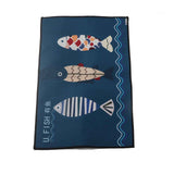 Floor Mat Prevent Slip Wearable Comfortable Cute Pattern Kitchen Pad for Living Room Bathroom Doorway Fish 40x60cm / 15.8x23.6in In Australia - Darrahopens