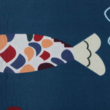 Floor Mat Prevent Slip Wearable Comfortable Cute Pattern Kitchen Pad for Living Room Bathroom Doorway Fish 40x60cm / 15.8x23.6in In Australia - Darrahopens