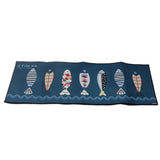 Floor Mat Prevent Slip Wearable Comfortable Cute Pattern Kitchen Pad for Living Room Bathroom Doorway Fish 40x120cm / 15.8x47.2in In Australia - Darrahopens