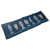 Floor Mat Prevent Slip Wearable Comfortable Cute Pattern Kitchen Pad for Living Room Bathroom Doorway Fish 40x120cm / 15.8x47.2in In Australia - Darrahopens