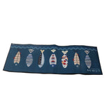 Floor Mat Prevent Slip Wearable Comfortable Cute Pattern Kitchen Pad for Living Room Bathroom Doorway Fish 40x120cm / 15.8x47.2in In Australia - Darrahopens