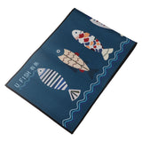 Floor Mat Prevent Slip Wearable Comfortable Cute Pattern Kitchen Pad for Living Room Bathroom Doorway Fish 40x120cm / 15.8x47.2in