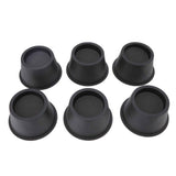 6Pcs Furniture Risers Round Plastic Furniture Lift Riser for Bed Table Couch Black 2.8in In Australia - Darrahopens