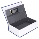 Book Shaped Steel Safe Classic Secret Book Safe Lock Password Type Household Storage BoxBlue In Australia - Darrahopens