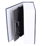 Book Shaped Steel Safe Classic Secret Book Safe Lock Password Type Household Storage BoxBlue In Australia - Darrahopens