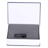 Book Shaped Steel Safe Classic Secret Book Safe Lock Password Type Household Storage BoxBlue In Australia - Darrahopens