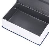 Book Shaped Steel Safe Classic Secret Book Safe Lock Password Type Household Storage BoxBlue