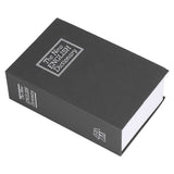Book Shaped Steel Safe Classic Secret Book Safe Lock Password Type Household Storage BoxBlack