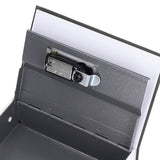 Book Shaped Steel Safe Classic Secret Book Safe Lock Password Type Household Storage BoxBlack