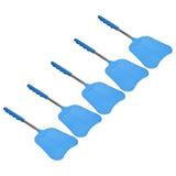 5Pcs Fly Swatter Blue Lightweight Flexible Convenient Thickened Fly Racket with Retractable Rod In Australia - Darrahopens