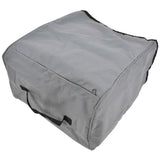 Grill Cover 600D Oxford Fabric Dustproof Barbecue Grill Protector with Zipped Pockets Gray