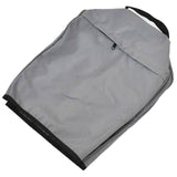 Grill Cover 600D Oxford Fabric Dustproof Barbecue Grill Protector with Zipped Pockets Gray