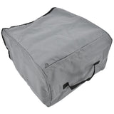 Grill Cover 600D Oxford Fabric Dustproof Barbecue Grill Protector with Zipped Pockets Gray