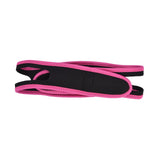 Snoring Stop Belt Adjustable Chin Strap Breathable Nylon Snoring Head Band for Men WomenRed Black