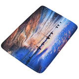 Household Bathroom Floor Carpet Water Absorption Anti Slip Flannel Mat for Door Toilet40x60cm In Australia - Darrahopens