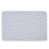 Household Bathroom Floor Carpet Water Absorption Anti Slip Flannel Mat for Door Toilet40x60cm