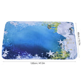 Household Bathroom Floor Carpet Static Electricity Prevention Anti Slip Flannel Mat40x120cm