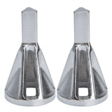 2pcs Deburring Chamfering Device Triangular Handle Deburring External Drill for Stainless Steel Copper Brass Aluminum