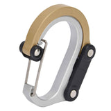 D Type Carabiner Multifunctional Aluminum Alloy Portable Stroller Carabiner for Traveling Camping HikingGold In Australia - Darrahopens