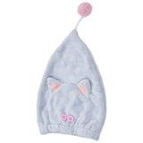 Hair Towel Wrap Fine Texture Soft Handle Dry Naturally Coral Fleece Hair Drying Towel