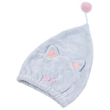 Hair Towel Wrap Fine Texture Soft Handle Dry Naturally Coral Fleece Hair Drying Towel