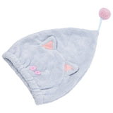Hair Towel Wrap Fine Texture Soft Handle Dry Naturally Coral Fleece Hair Drying Towel
