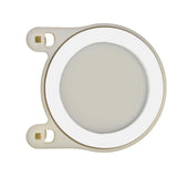 Hole Decorative Hooks Double Hooks Fashion Simple Easy to Install ABS Wall Hook for Hotels Bedrooms Bathrooms