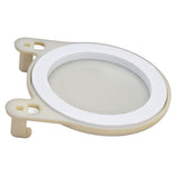 Hole Decorative Hooks Double Hooks Fashion Simple Easy to Install ABS Wall Hook for Hotels Bedrooms Bathrooms
