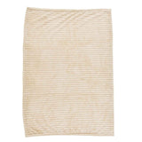 Flannel Throw Blanket Plush Fluffy Light Breathable Fine Workmanship Stylish Simple Soft BlanketBeige In Australia - Darrahopens