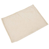 Flannel Throw Blanket Plush Fluffy Light Breathable Fine Workmanship Stylish Simple Soft BlanketBeige In Australia - Darrahopens