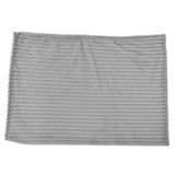Flannel Throw Blanket Plush Fluffy Light Breathable Fine Workmanship Stylish Simple Soft BlanketGrey In Australia - Darrahopens