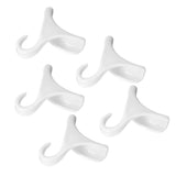 5Pcs Purse Door Hanger Bag Arc Closet Hanger Hook for Satchel Coat Haversack Belt StorageWhite
