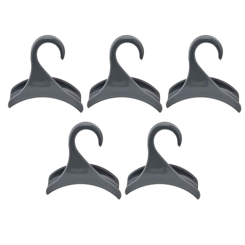 5Pcs Purse Door Hanger Bag Arc Closet Hanger Hook for Satchel Coat Haversack Belt StorageGrey In Australia - Darrahopens