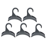 5Pcs Purse Door Hanger Bag Arc Closet Hanger Hook for Satchel Coat Haversack Belt StorageGrey In Australia - Darrahopens
