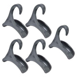 5Pcs Purse Door Hanger Bag Arc Closet Hanger Hook for Satchel Coat Haversack Belt StorageGrey In Australia - Darrahopens